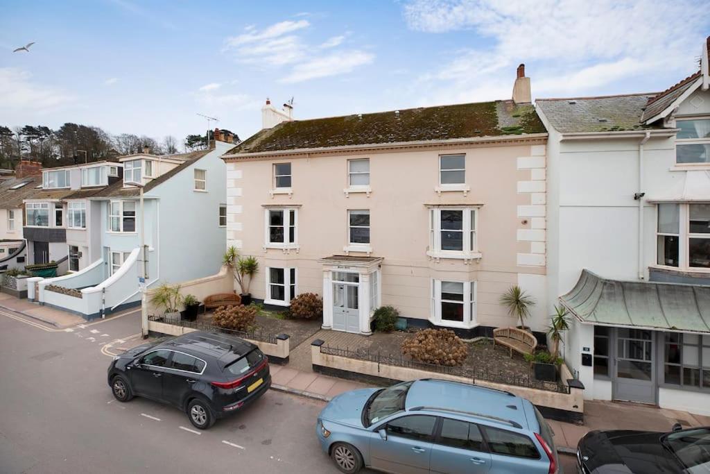 Beach Front Flat Shaldon With Parking Extérieur photo
