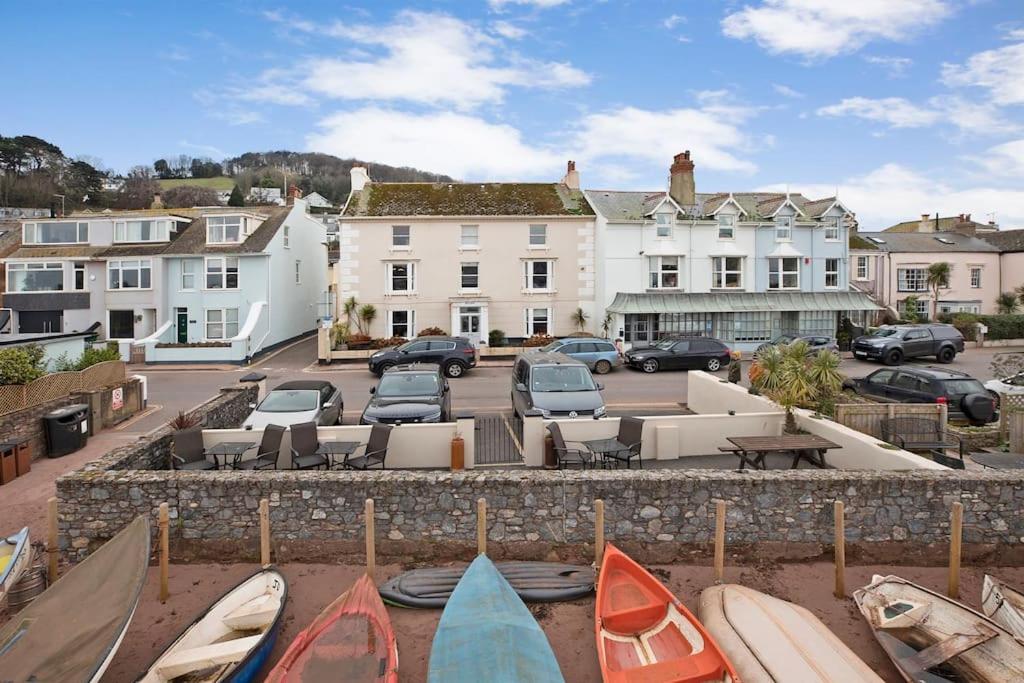 Beach Front Flat Shaldon With Parking Extérieur photo