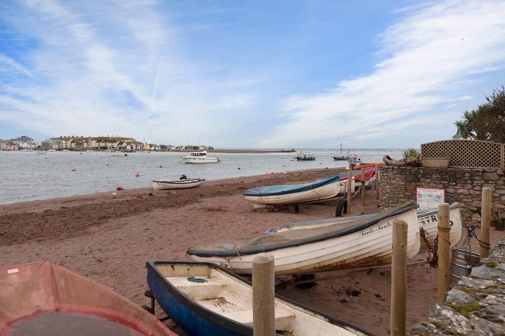 Beach Front Flat Shaldon With Parking Extérieur photo
