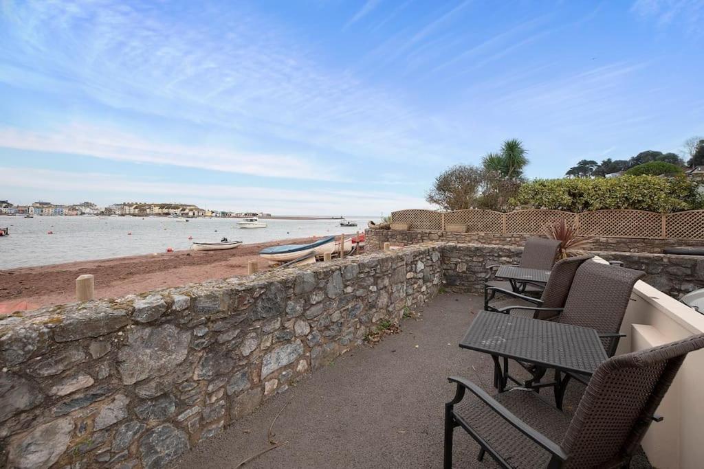 Beach Front Flat Shaldon With Parking Extérieur photo